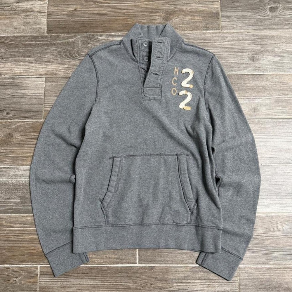 2000s Y2K Hollister Henley sweater size XL